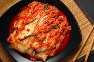 kimchi korea dengan rasa asam pedas